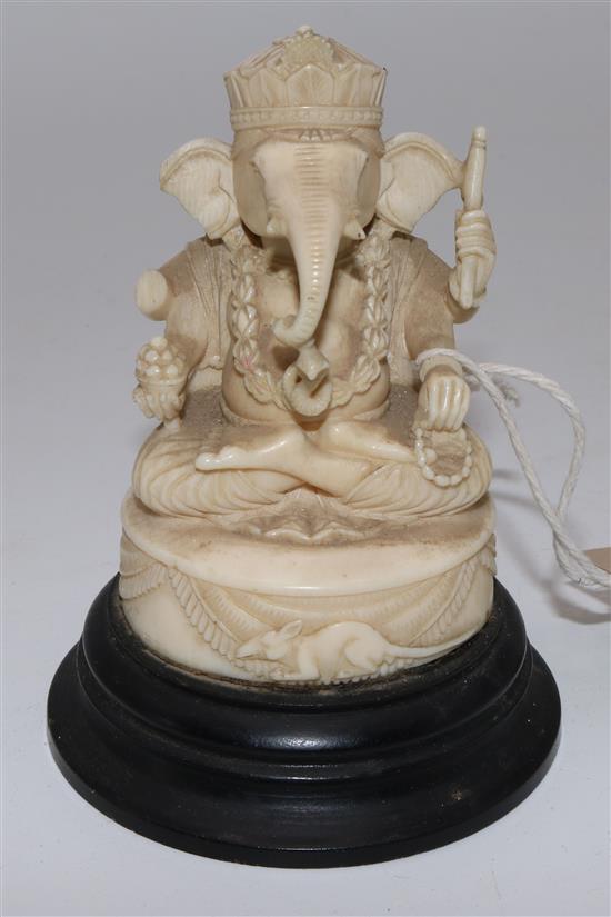 Ivory figure of Ganesh